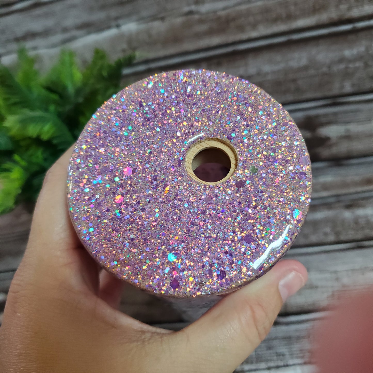 Kitty snow globe tumbler